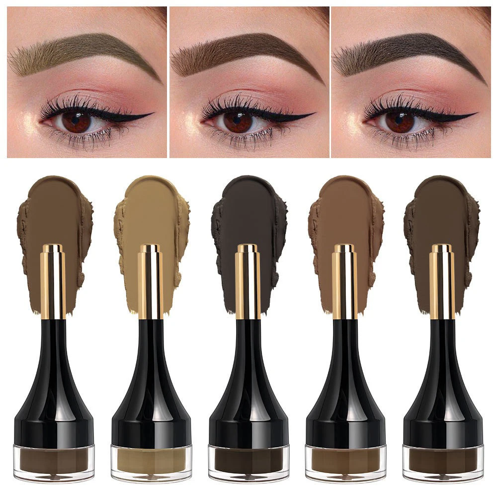 Private Label Eyebrow Mascara With Brush Long Lasting Waterproof Smudge Proof Tinted Brow Gel Custom Logo Vegan Makeup Wholesale