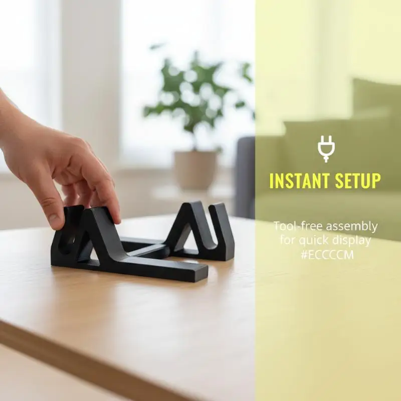 Universal Skateboard Storage Base 3D Printed Vertical Stand for Home Garage Skateboard Park Indoor Organization Accessories
