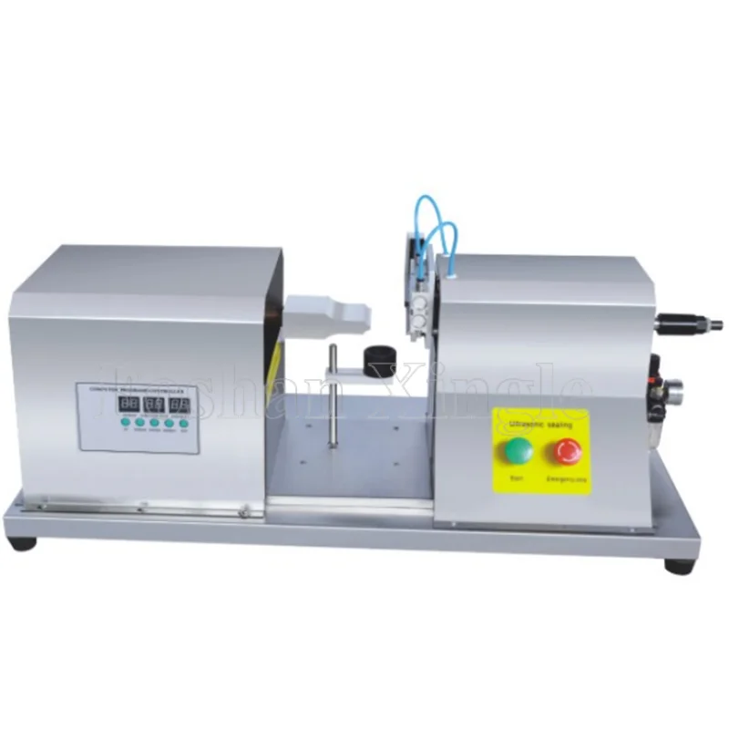 Hot Sealing Semi Automatic Cos metic  Sunscreen Plastic Tube End Sealing Toothpaste Tube Filling and ultra Sonic Sealing Machine