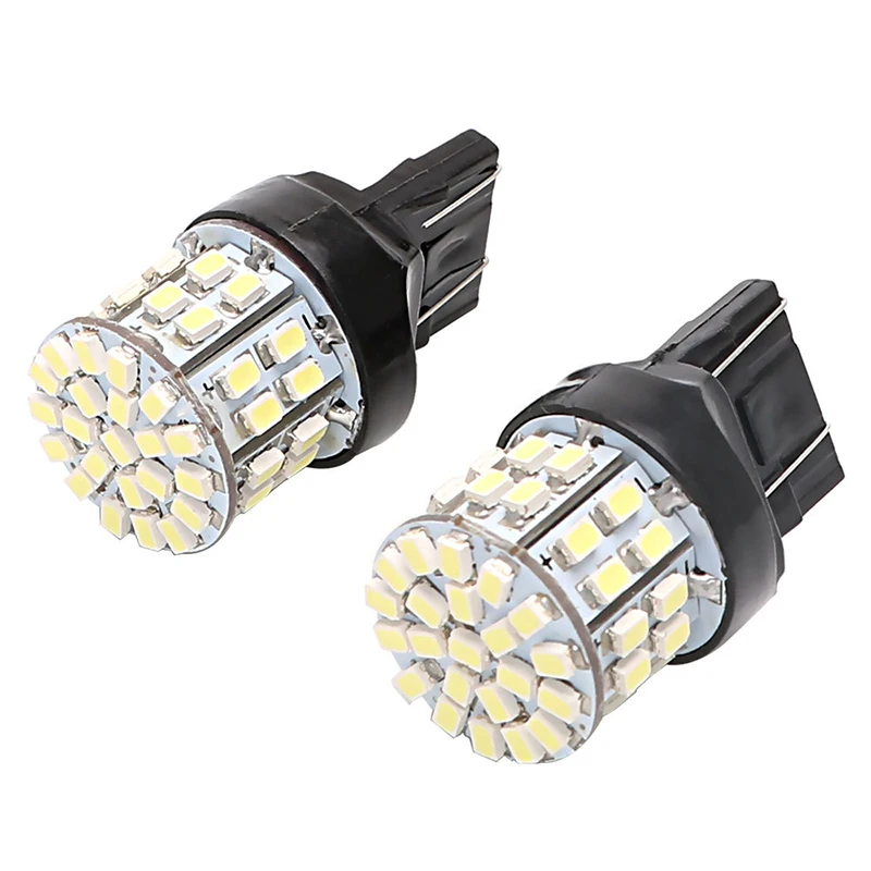 2pcs T20 7440 7443 Car LED Brake Light Rear Bulb Backup Reserve Lights W21/5W 50 SMD Canbus Auto Turn Signal Lamp