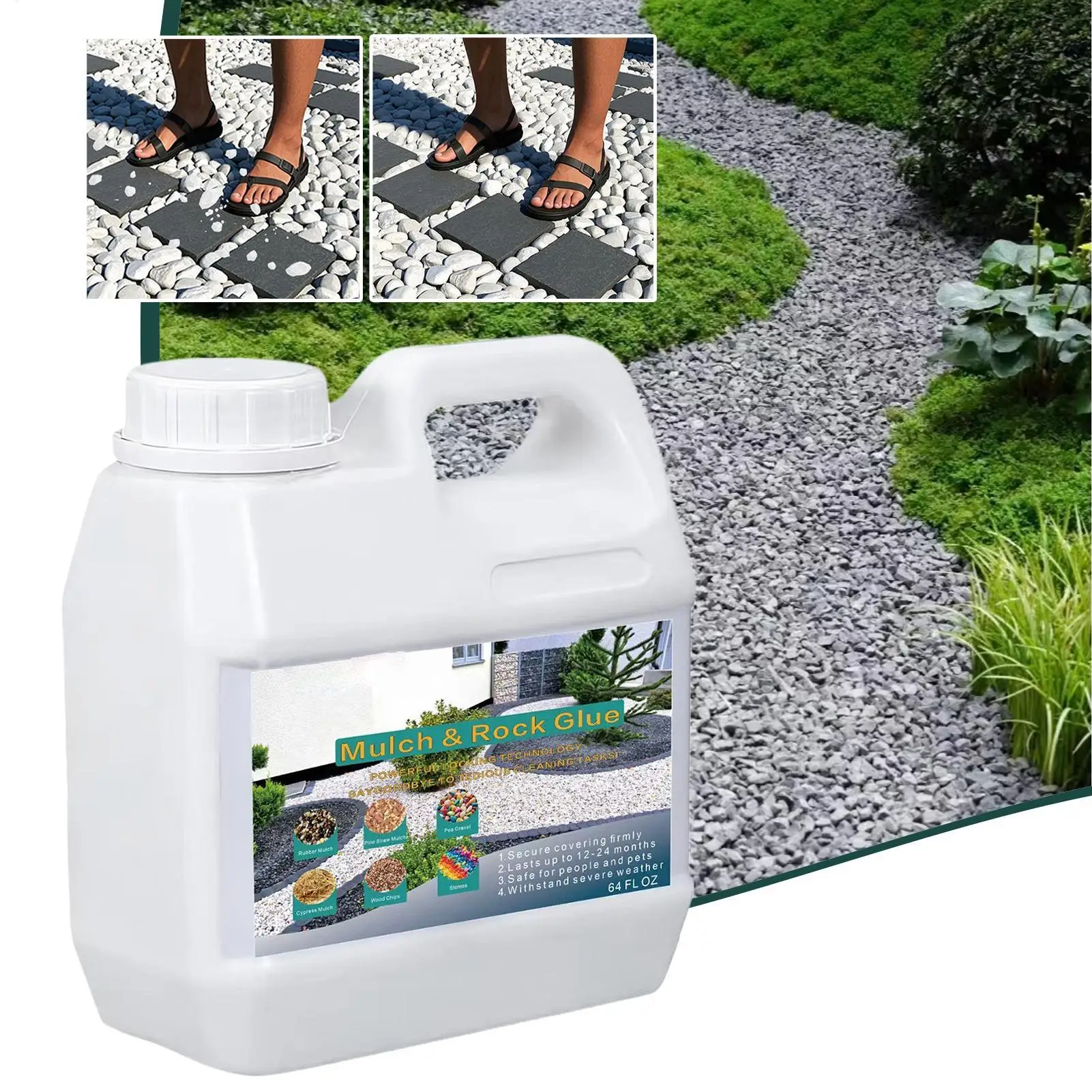 colle-de-gravier-de-colle-de-roche-pour-l'amenagement-paysager-adhesif-de-pierre-fort-64-oz-pour-une-couverture-sure-des-yards-des-galets-des-patios-d'enfants-des-animaux-de-compagnie-des-passerelles