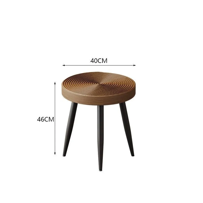 Nordic Creative Solid Wood Coffee Table Modern B&B Japanese Retro Decorative Design Sense Log Round Low Table Home Living Room