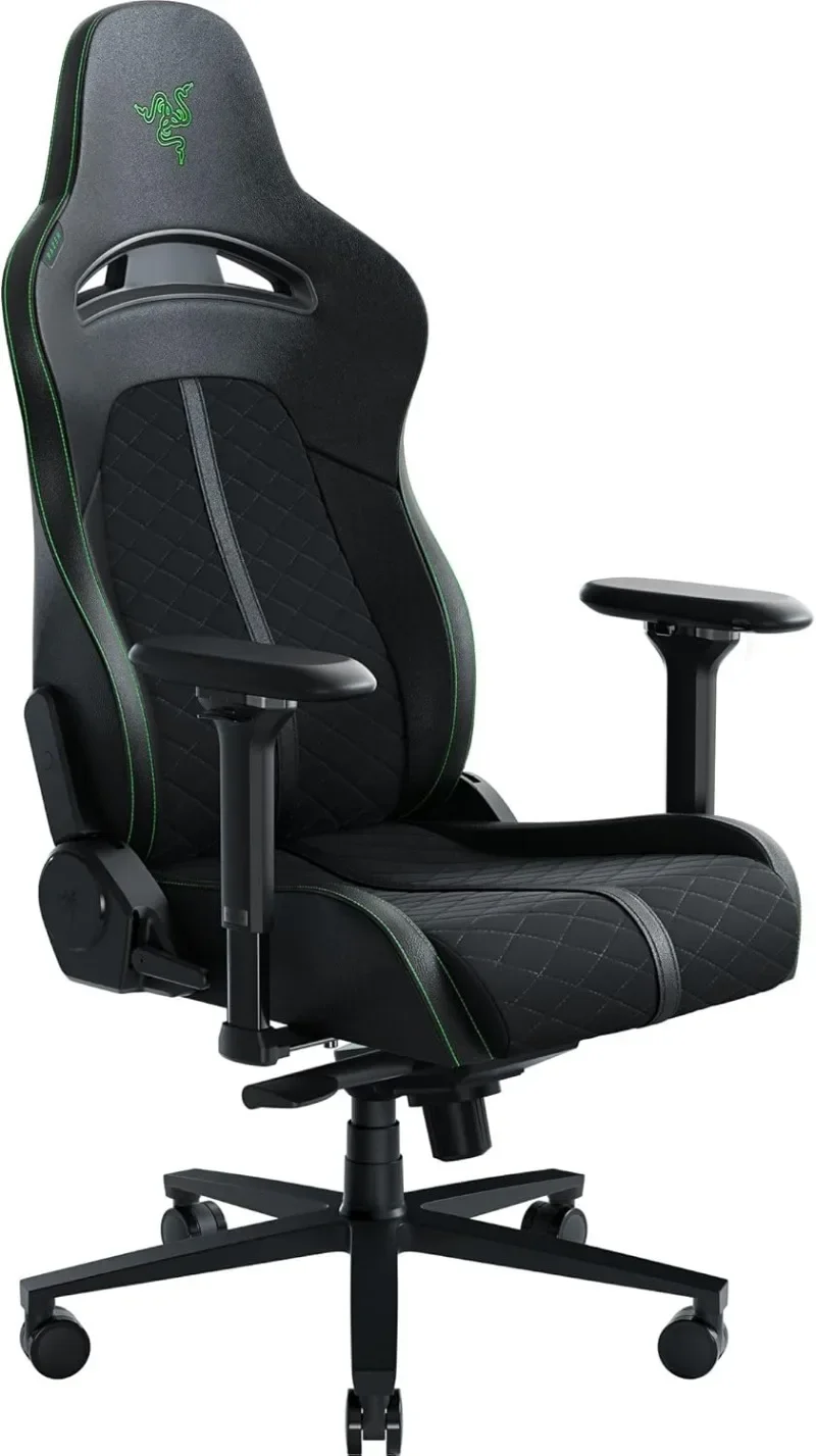 Razer Enki Gaming Chair: All-Day Comfort - Built-in Lumbar Arch - Optimized Cushion Density - Dual-Textured, Eco-Friendly