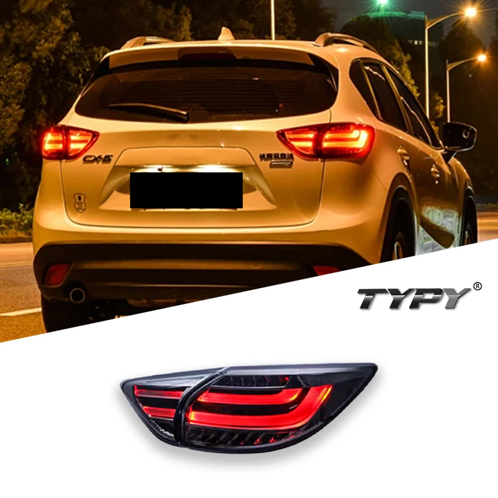 Car Tail Lamp For Mazda CX-5 Taillight 2012-2016 Upgrade Modified to New Dynamic Turn Signal Car LED Taillight Assembly