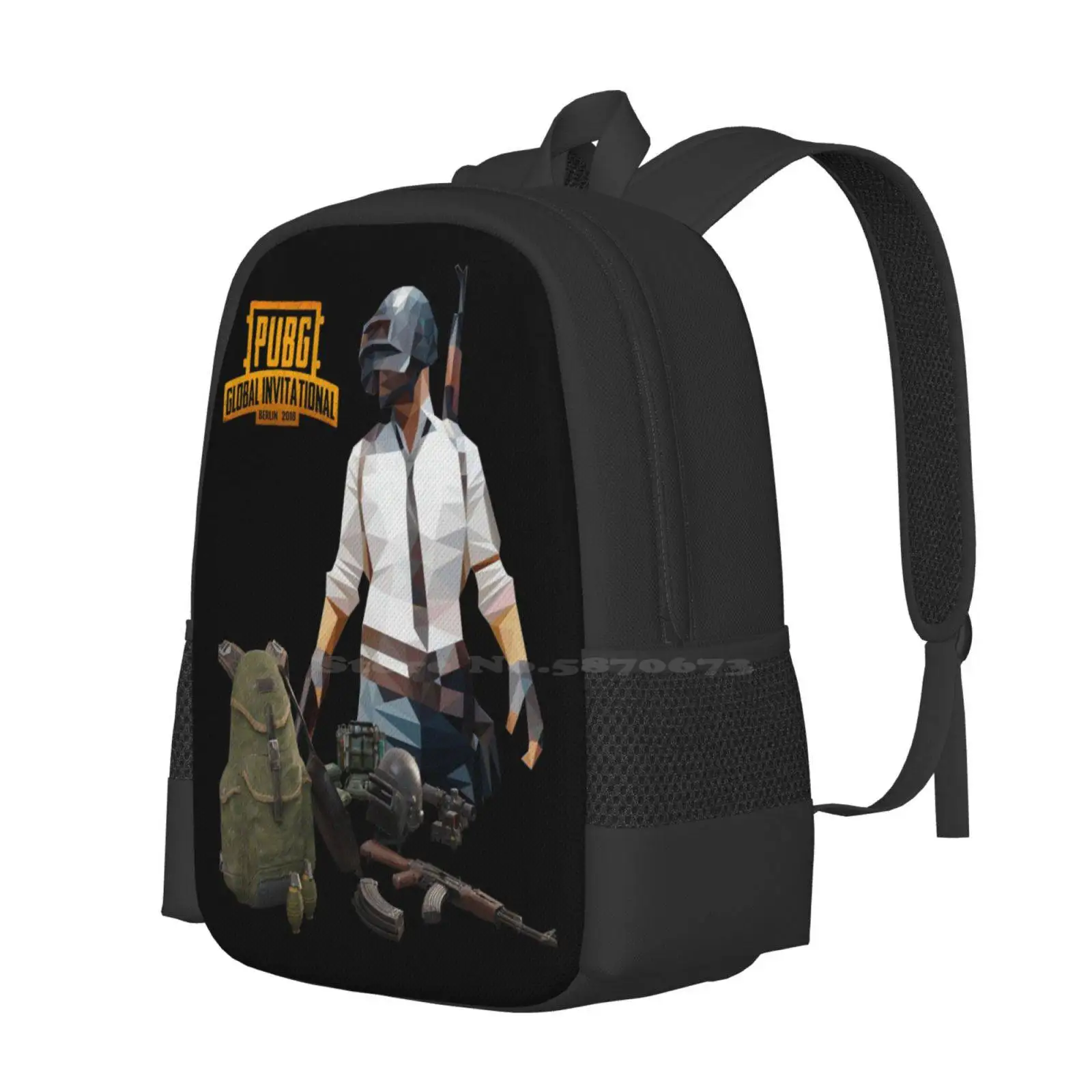 T-Shirt Pubg Mobile 2020 New Arrivals Unisex Bags Student Bag Backpack Games Pubg Mobile 2020