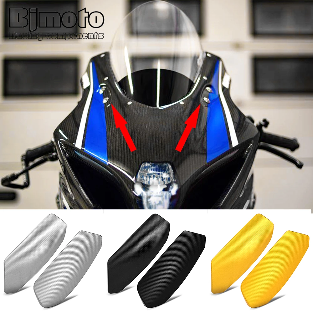 For Suzuki GSX-R1000/1000R GSXR GSX-R 1000 1000R Mirror Hole Cover Windscreen Driven Mirror Eliminators Cap Motorcycle 2017-2023
