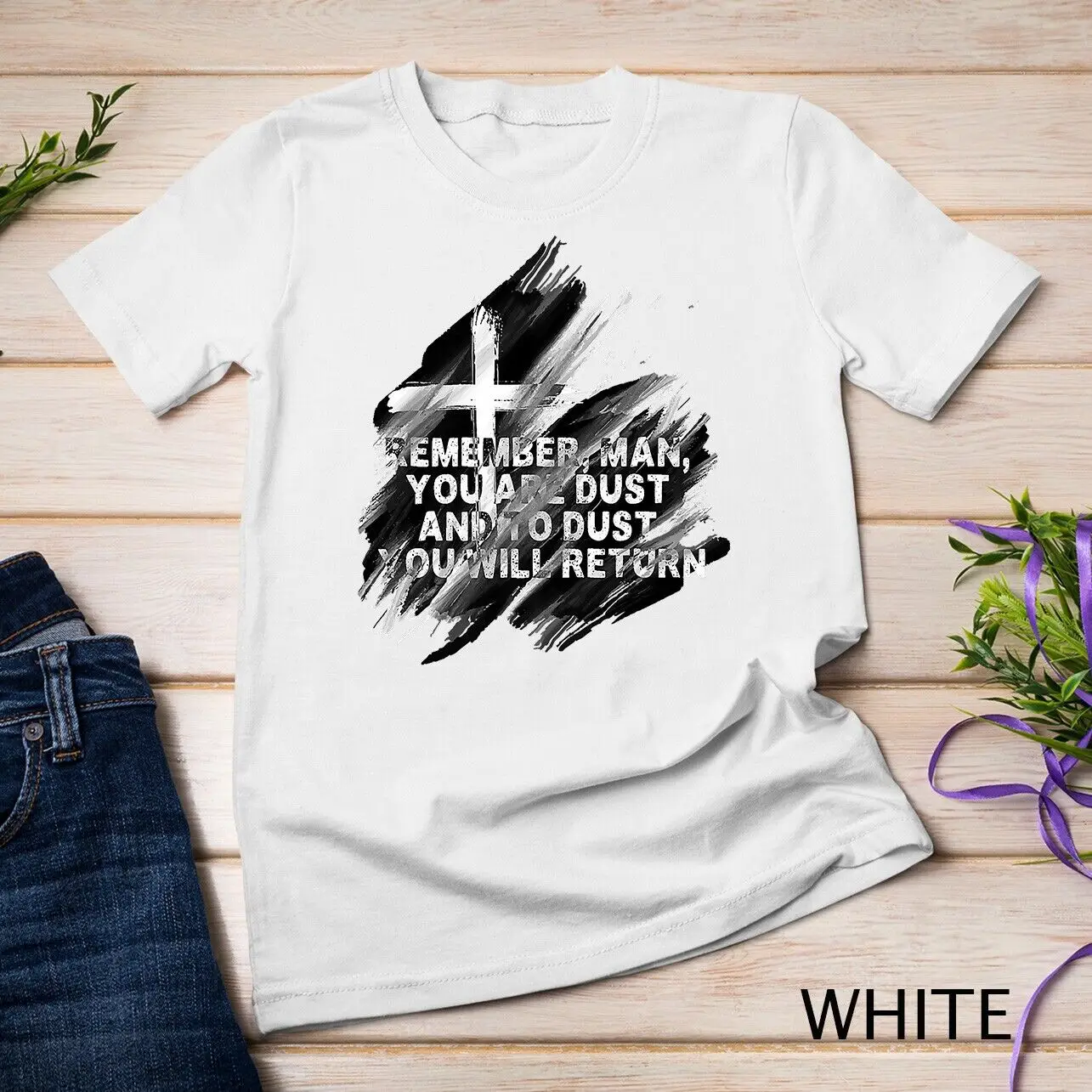 Ash Wednesday Remember You Are Dust Catholic Lent Easter Premium Unisex T-shirt