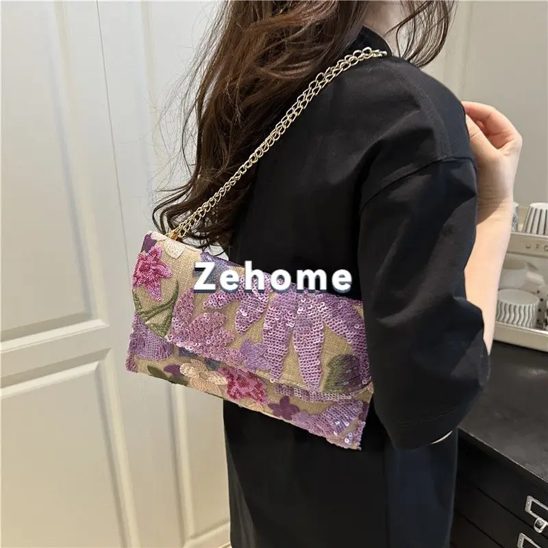 Sequin Clutch Bag Sparkling Sequin Dinner Bag