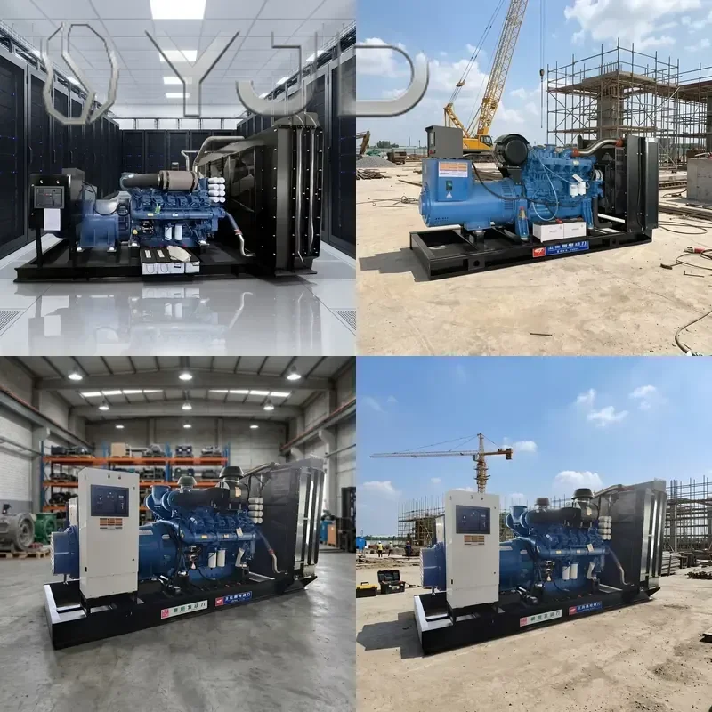 YJD Open Frame Silent Type Low Noise off Grid Backup 300kg 50Hz 30 Kv 300kw Water Cooling Diesel Generator with ATS JPF From