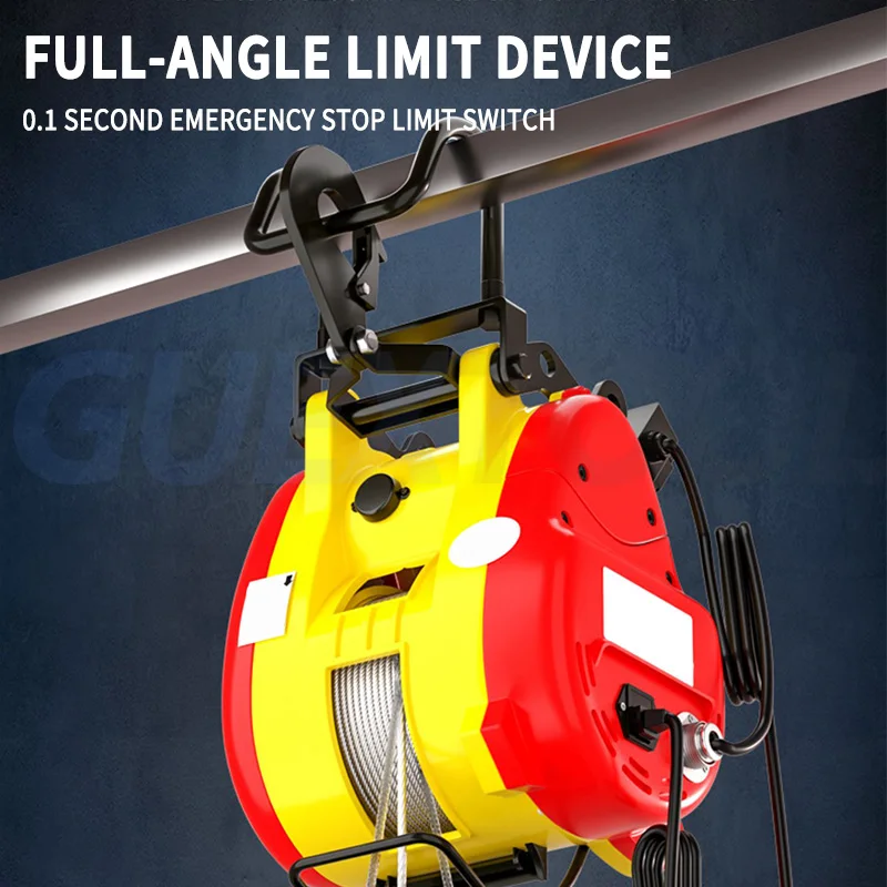 Electric Hoist Crane Lifting Remote Control Winch Engineering Specific Crane 160-250kg Can Be Used In Combination