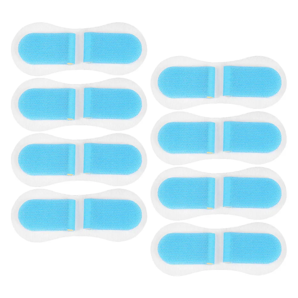 8 قطعة ملصقات تثبيت مقاس عالمي من النايلون صديقة للبشرة قابلة للتنفس للاستخدام اليومي حامل قسطرة الاستحمام للنوم