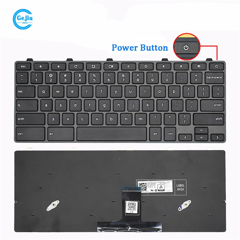 NEW ORIGINAL Laptop Keyboard 00D2DT 0OD2DT 0H06WJ For DELL Chromebook 11 3100 5190 2-in-1