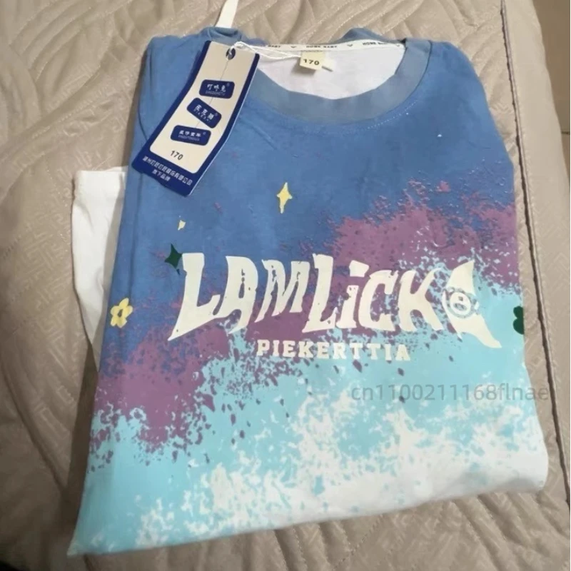 남아 여름 스트릿 댄스 반팔 세트 2025 신상 중대형 아동 그라데이션 스포츠 세트 통기성 속건 운동복