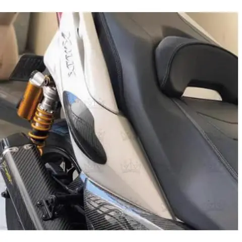 XMAX 250 XMAX300 xmax 2020-2022 연료 탱크 코너 트림 커버 Motos 액세서리 용 탄소 섬유 연료 탱크 커버 보호