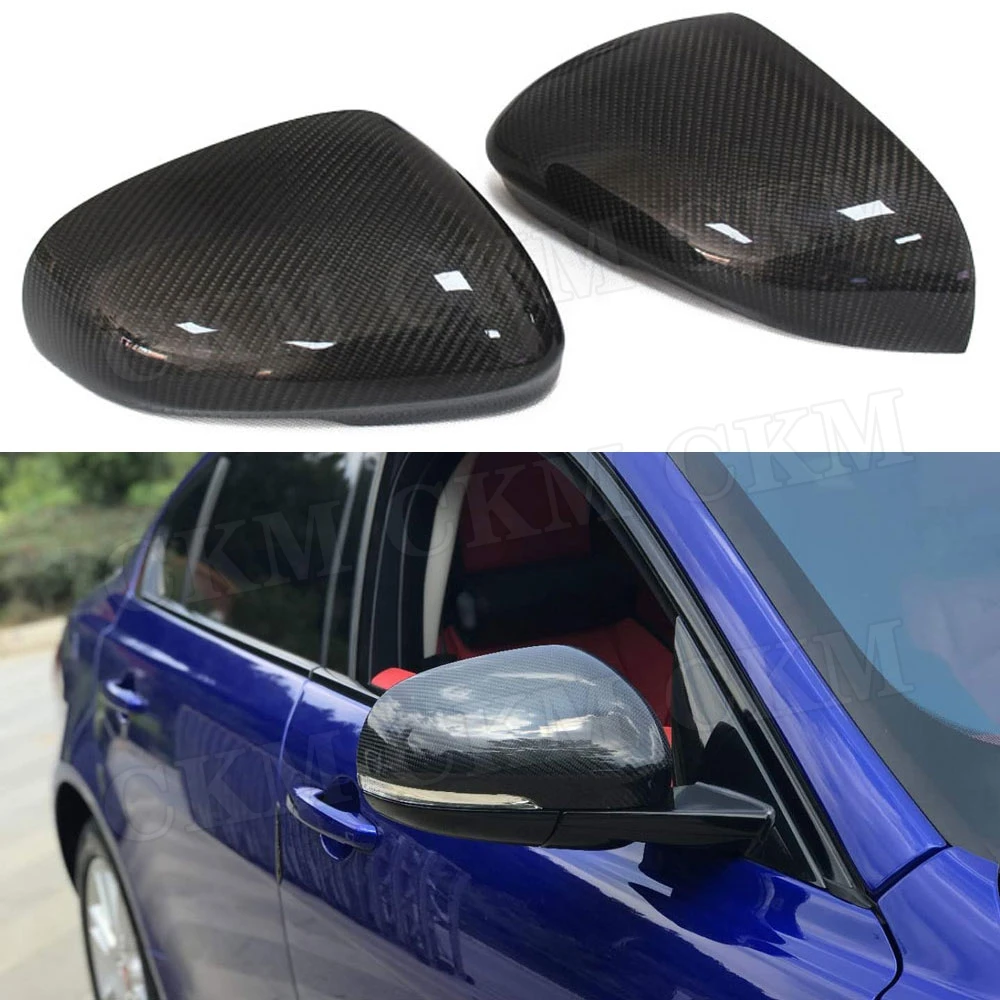 Carbon Fiber Rearview Mirror Covers Accessories for Jaguar XF 2011 - 2018 XE 2015 - 2018 XJ 2010 - 2018 XK 2009 - 2013