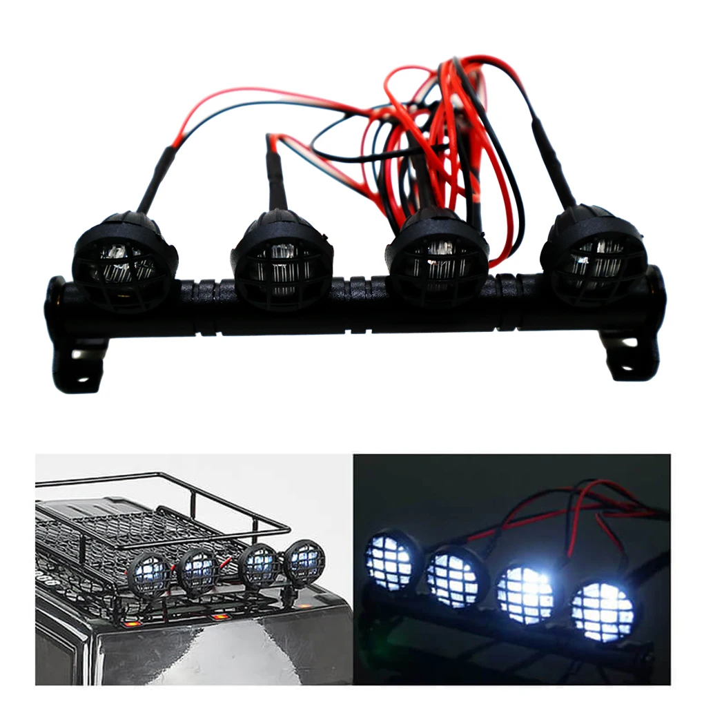 Gioco di illuminazione compatibile con le principali marche barra luminosa a LED durevole facile da installare barra luminosa per auto RC