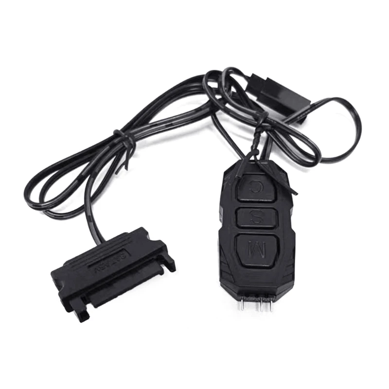 5V 3Pin ARGB Connectors Afstandsbediening Lichtcontroller LED Afstandsbediening ARGB Lichtstrips Afstandsbediening PC Accessoire