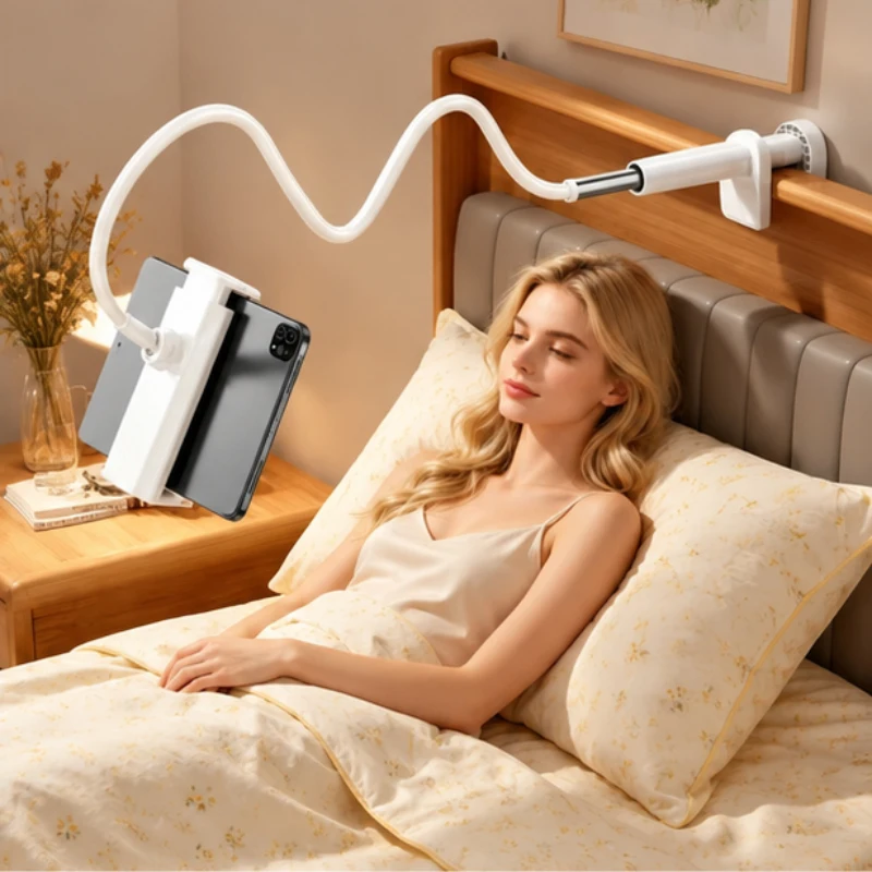 

2PCS Adjustable 70CM Long Arm Lazy Bedside Phone Holder, Cantilever Desktop Stand, Universal Tablet & Mobile Phone Support Brack