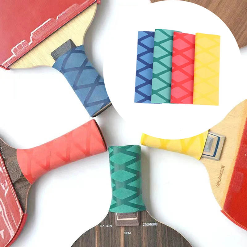 

Table Tennis Racket Hand Glue Non-slip Heat Shrinkable Handle Rubber Sleeve Ping Pong Bat Sweat-Absorbing Belt