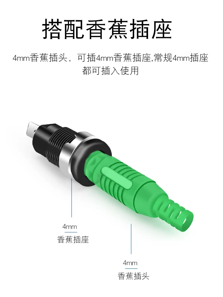 Zmontowana 4mm pełna osłona bezpieczeństwa wtyczka bananowa DIY sonda 4mm otwór złącze wtykowe typ spawania — zdjęcie 5