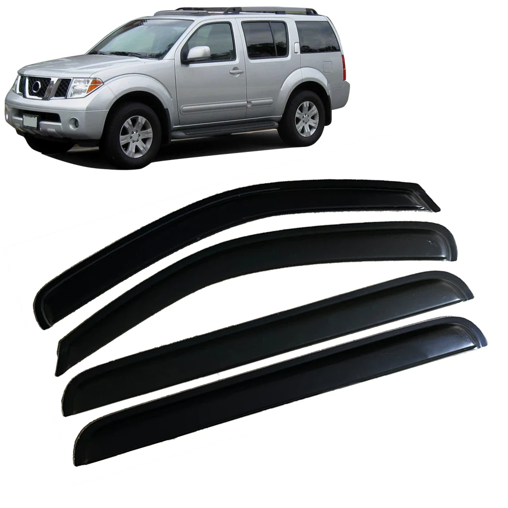 

Оконный козырек для Nissan Pathfinder R51 2005 2006 2007 2008 2009 2010 2011 2012, ветровые дефлекторы, защита от дождя, дверной козырек, вентиляционное отверстие
