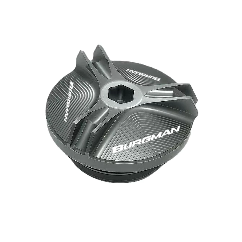 Moto For Suzuki BURGMAN 650 400 125 200 250 AN650 AN400 AN125 AN200 engine oil cap bolts fuel filler cap protection accessories view 5
