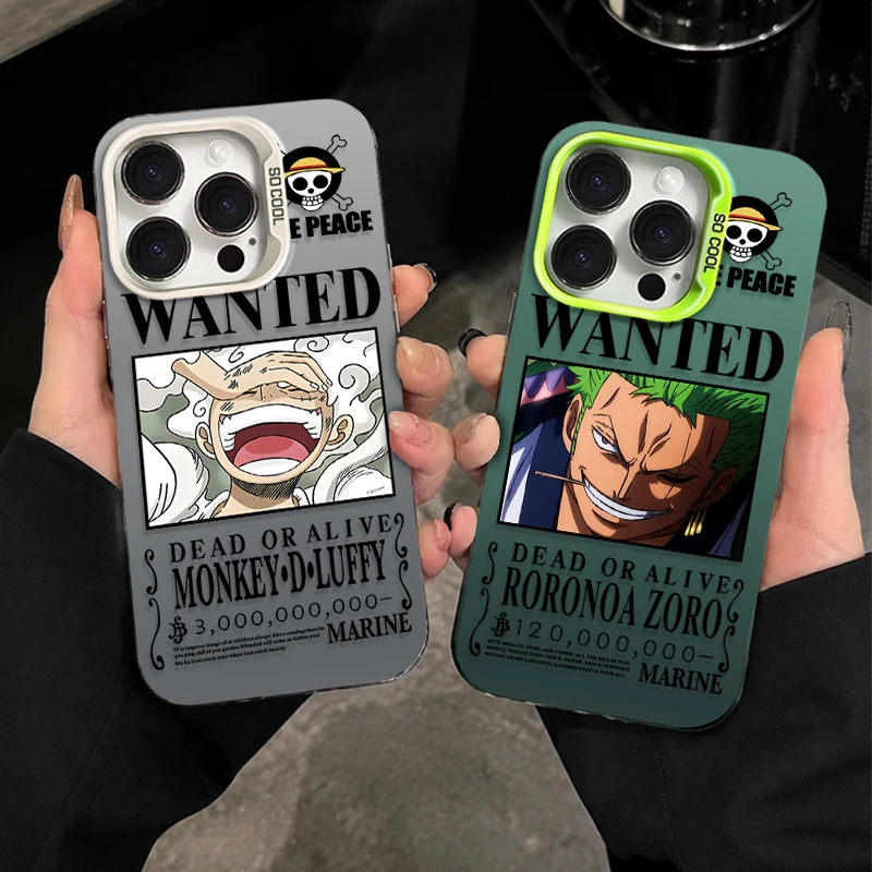 LUFFY ZORO Vintage Wanted Bounty Poster Case for Samsung Galaxy S25 Edge S26 S24 S23 Ultra S22 S21 Plus FE A57 A37 A17 A07 4G