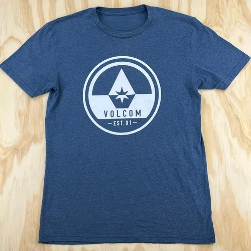 New Men's Volcom Short Sleeve Cotton T-Shirt High-end Luxury Unisex Style Both of Men and Women