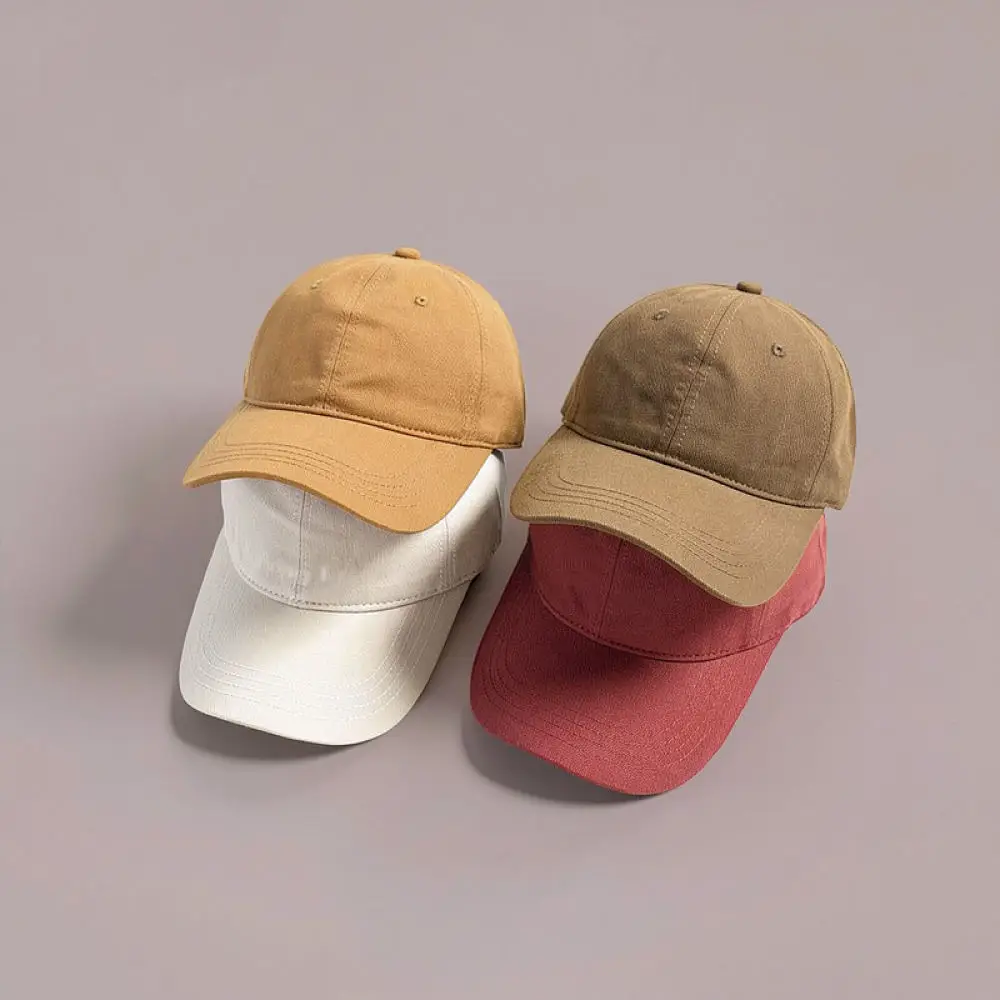 Fashion Cotton Baseball Cap Embroidered Letter Hat Adjustable Snapback Sun Hat Korean Style Unisex Casual Streetwear Headgear view 5