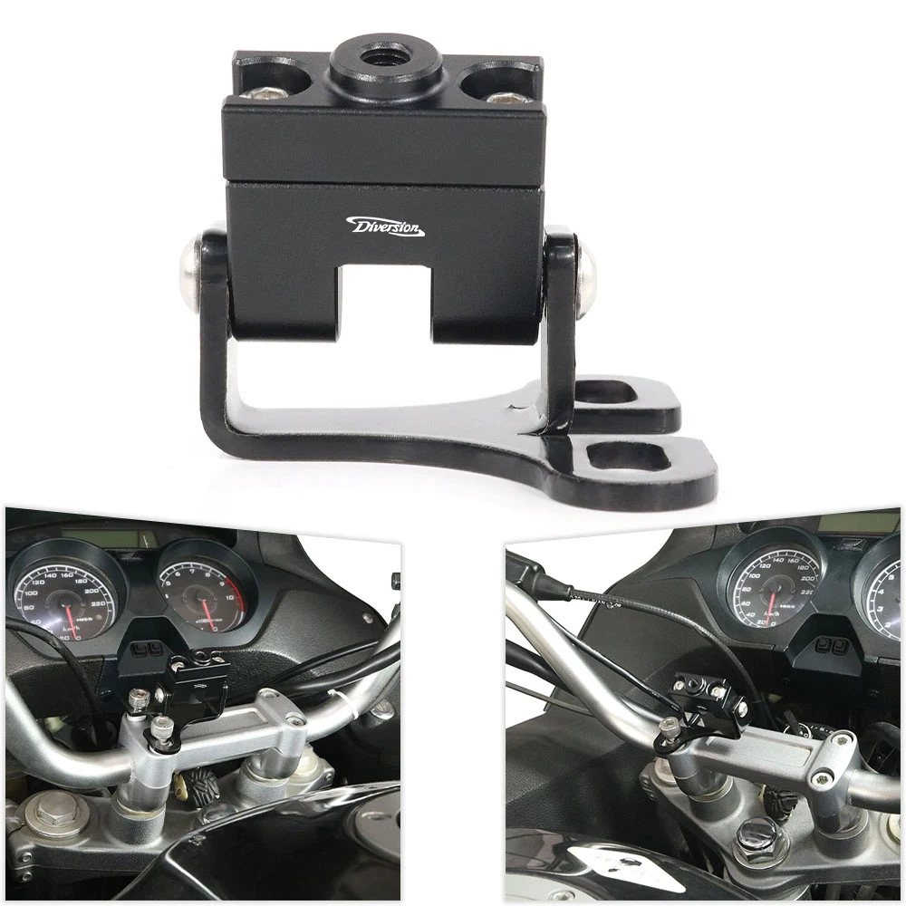 

For HONDA Shadow VT750 Phantom AERO YAMAHA XG 250 Tricker XJ 900 S Diversion TRACER 9/GT 2021-2024 GPS Navigation Mount Bracket