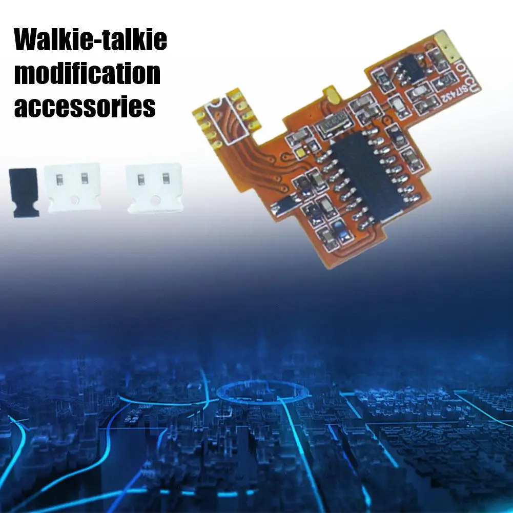 

SI4732 Chip Radio Modification Module Include Crystal Oscillator Parts V2 FPC Version Add An Audio Amplifier For Quansheng F2U2