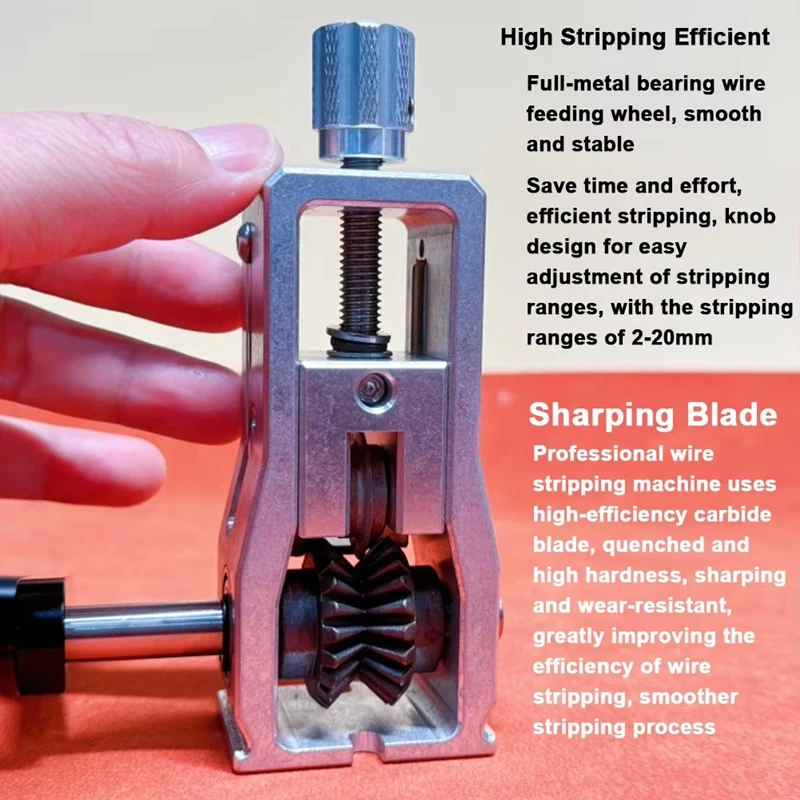 Portable Household Wire Stripper Metal Manual Wire Stripping Tool Cable Electric Peeling Tool