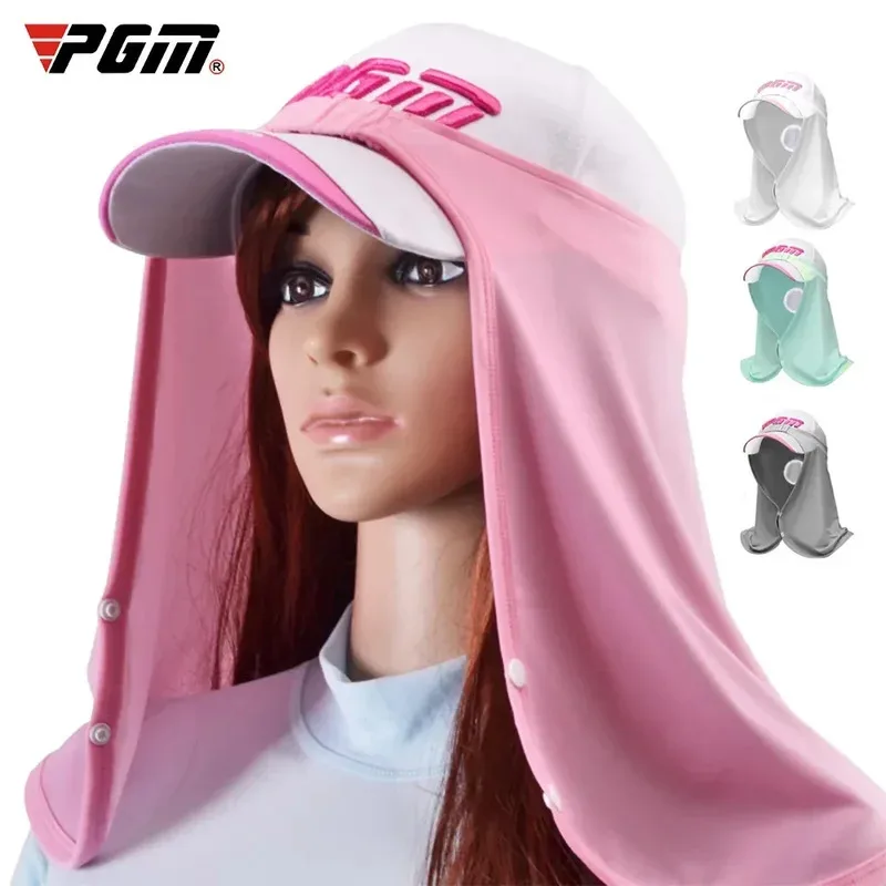 

PGM Men Women Summer Sun Protection Golf Caps No Hat Viscose Fiber Scarf Headscarf Mask WB001