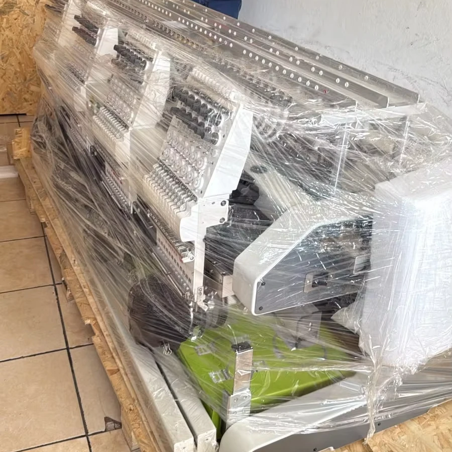 Automatic High Speed 1200 RPM 4 Head Computerized Embroidery Machine for Cap Hat-Industrial Stitching Machinery Wholesale