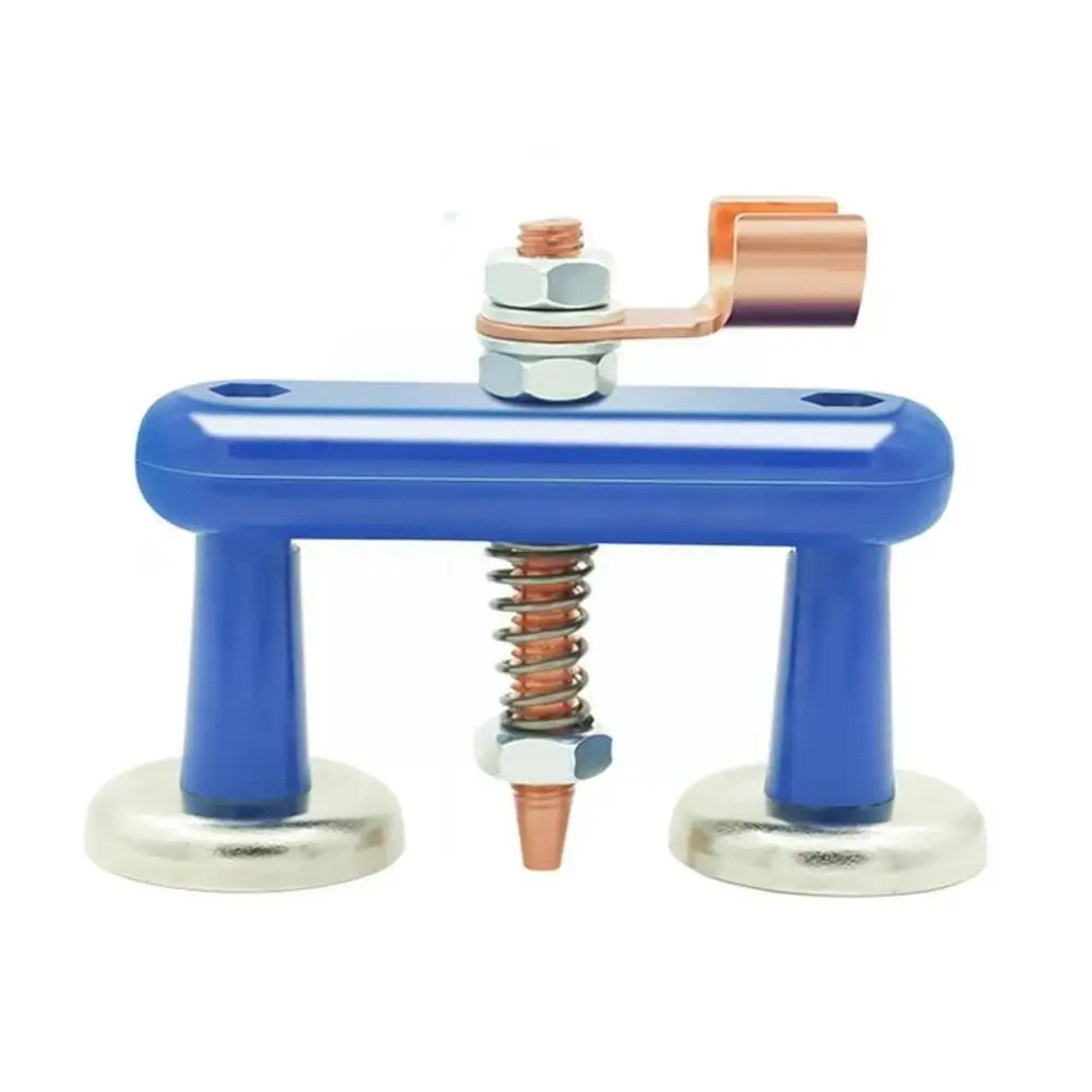 Double/Single Headed Magnetic Welding Ground Clamp Clamp Fixed For Electric Welder Magnet Head Welding Clamps Holder