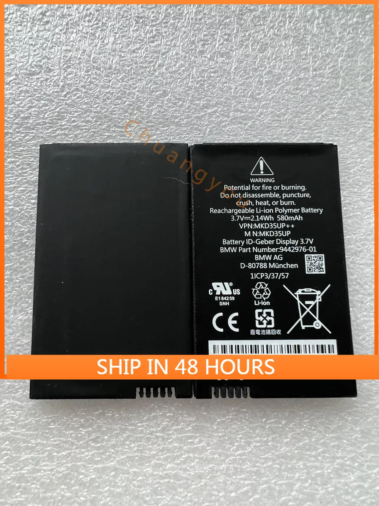 For BMW LCD Key BMW AG Mkd35up ID-Geber Display 580mah Battery