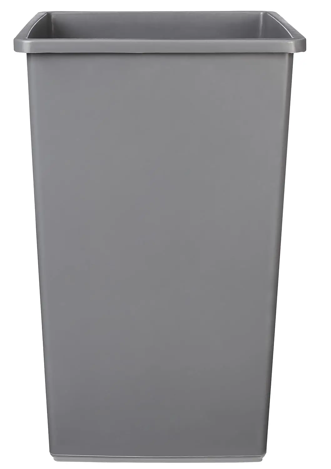 Square Waste Container, 25 gallons (Pack of 2), Grey