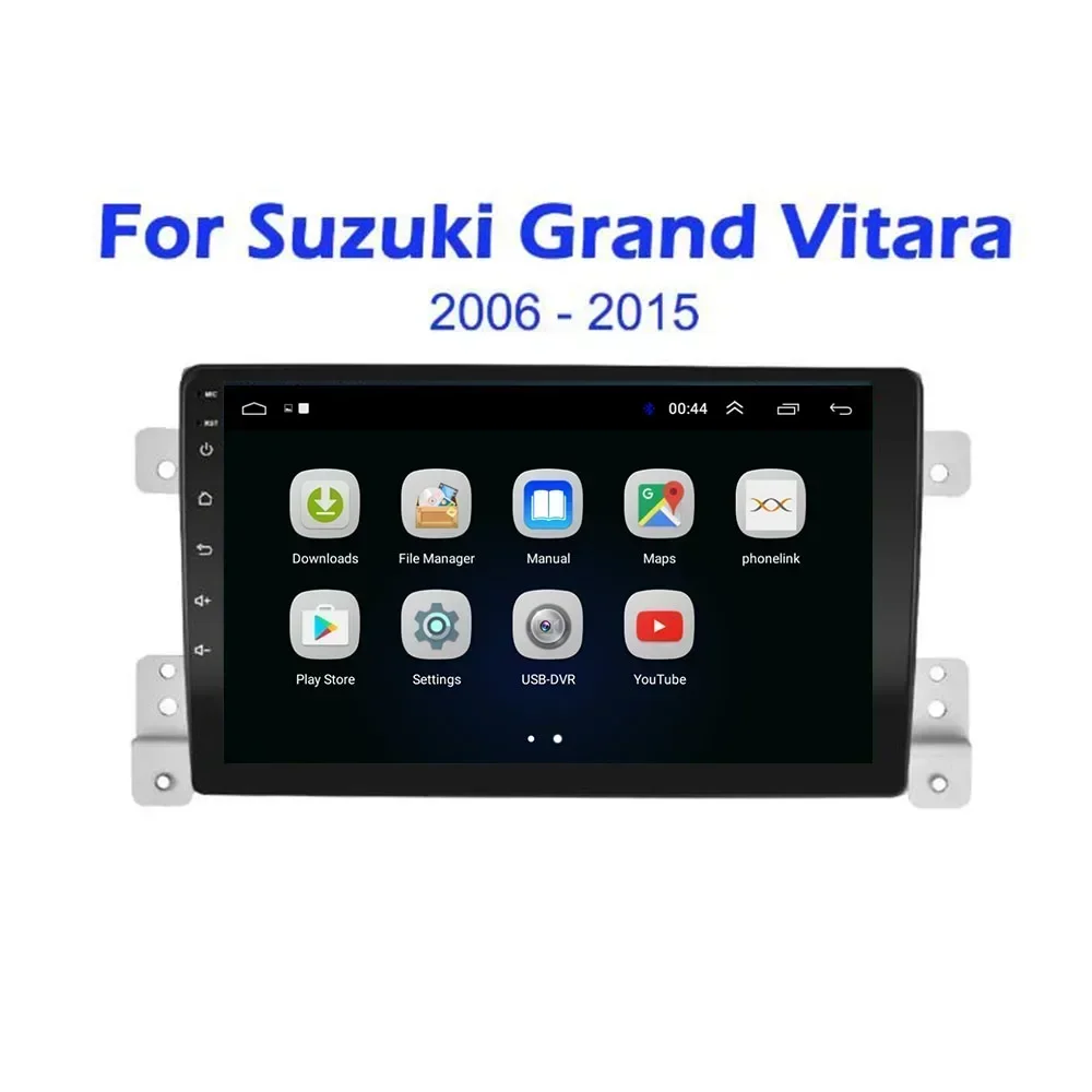 2din Android 13 Car Radio For Suzuki Grand Vitara 3 2005 2012 2013 2014 2015 Multimidia Video DSP 4G Carplay GPS Navigaion