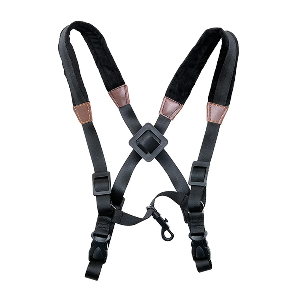 

Nylon Saxophone Harness Strap Adjustable Comfortable Chest Shoulder Support for Kids Adults Replacement Saxophone Accessory