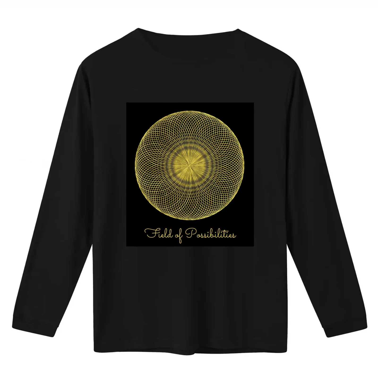 Field of Possibilities T-Shirt Summer Casual Cotton Tee Oversized Streetwear Tops Vintage Graphic Print Unisex Men Women
