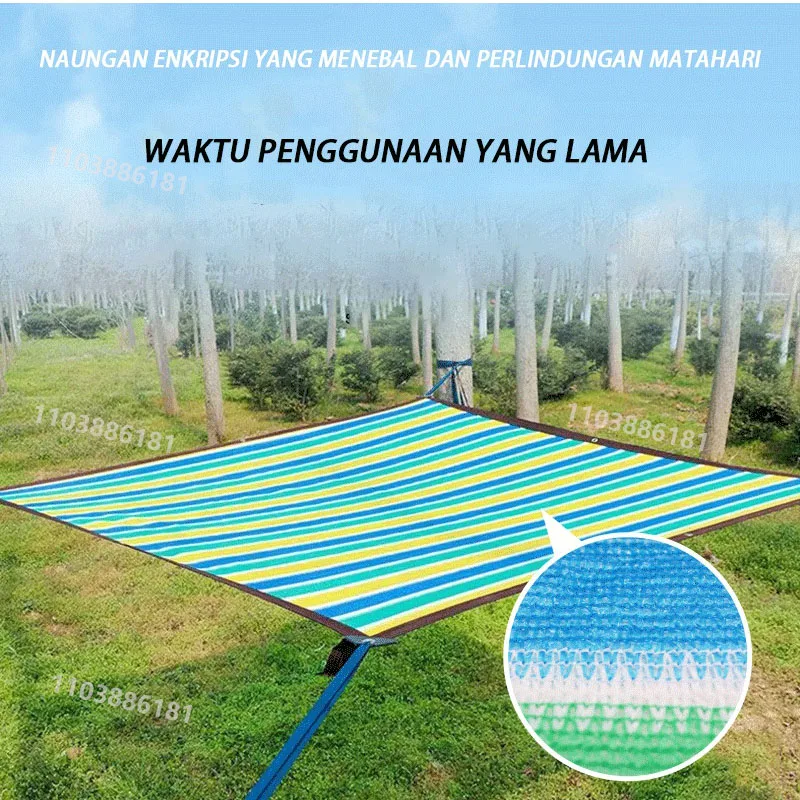 شبكة مظلة للحديقة الخارجية، مظلة شمسية للشرفة، شبكة مظلة للتخييم، حماية من الأشعة فوق البنفسجية، قماش واقي من الشمس HDPE