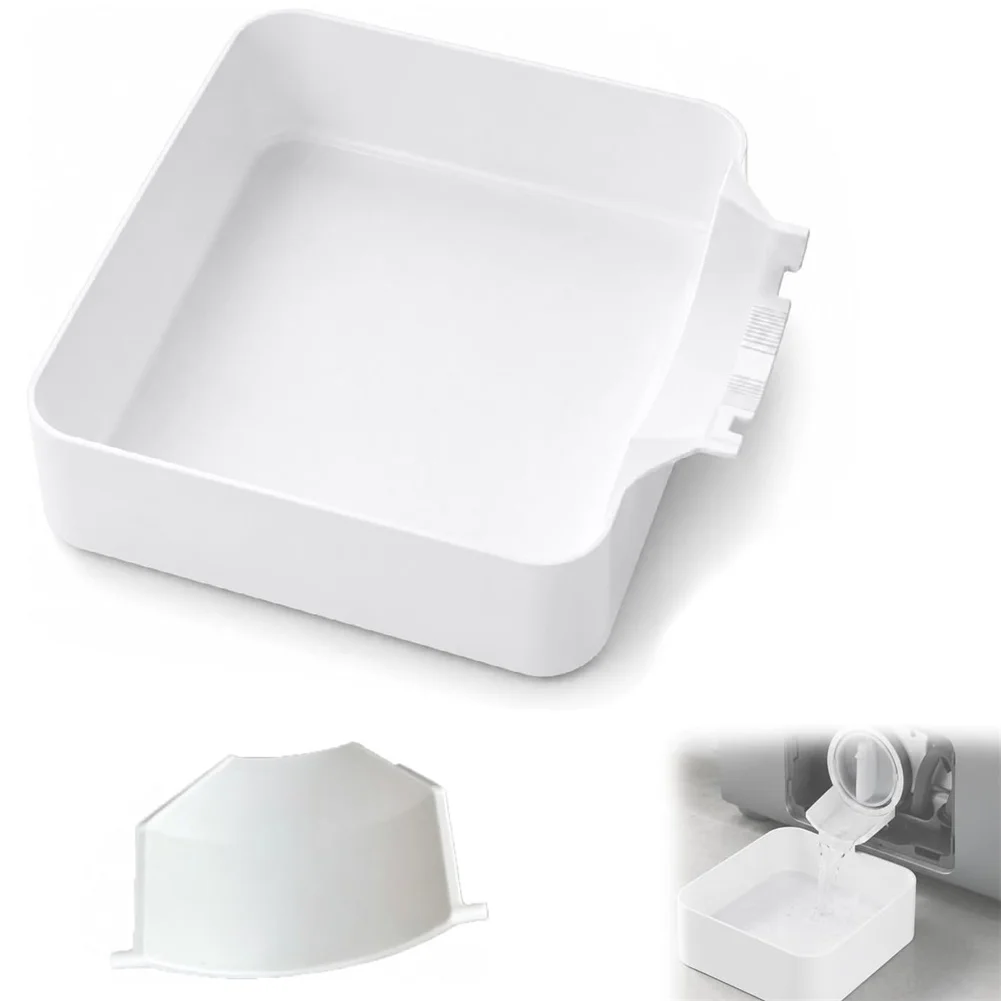 1/2Pcs Anti-Overflow Water Catch Box For Drum Washer Filter Cleaning Floor Protector Tool Washing Machine Drain Pan