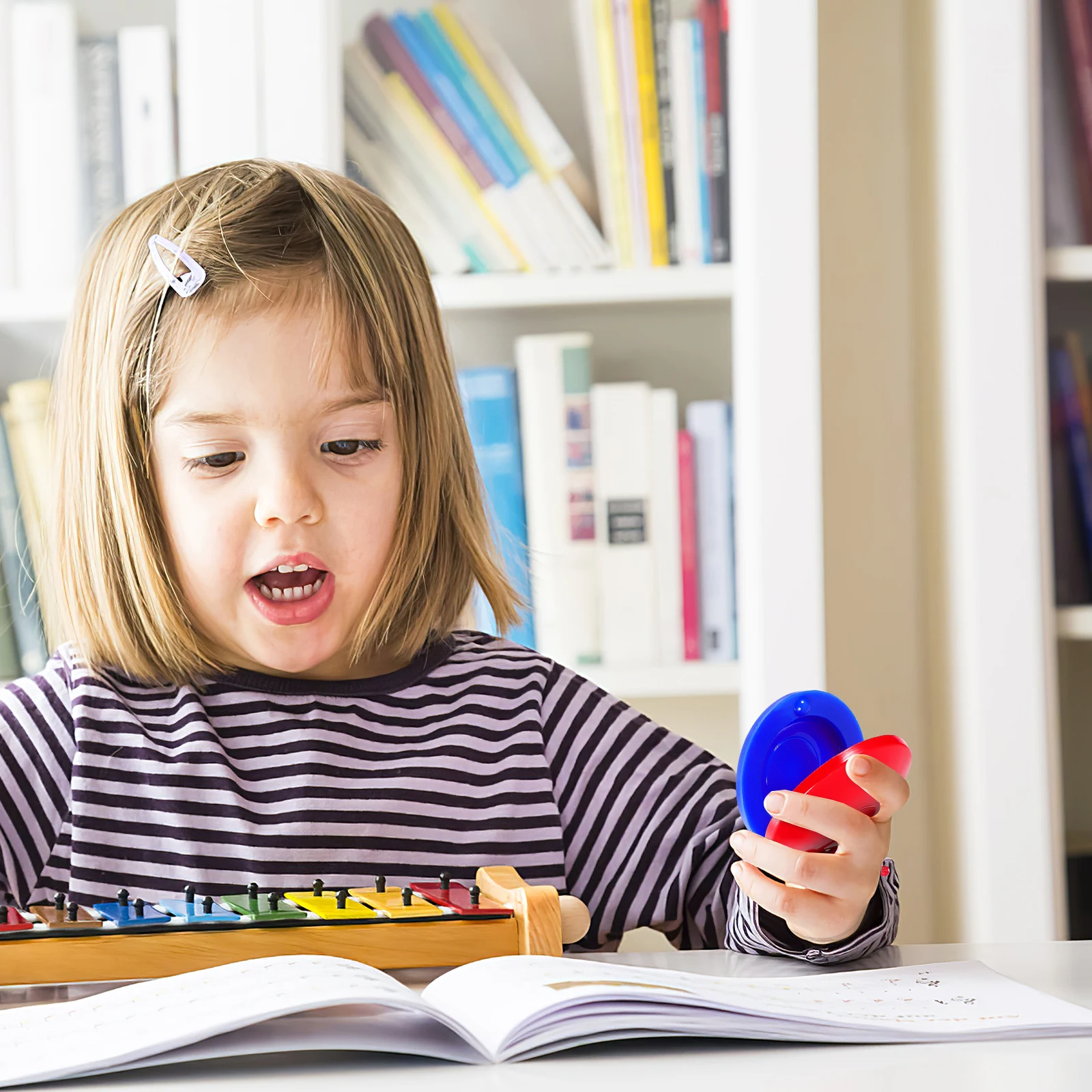 Castagnettes à doigts pour bébé, Instruments de musique, jouet à Percussion, jouets en plastique pour enfants