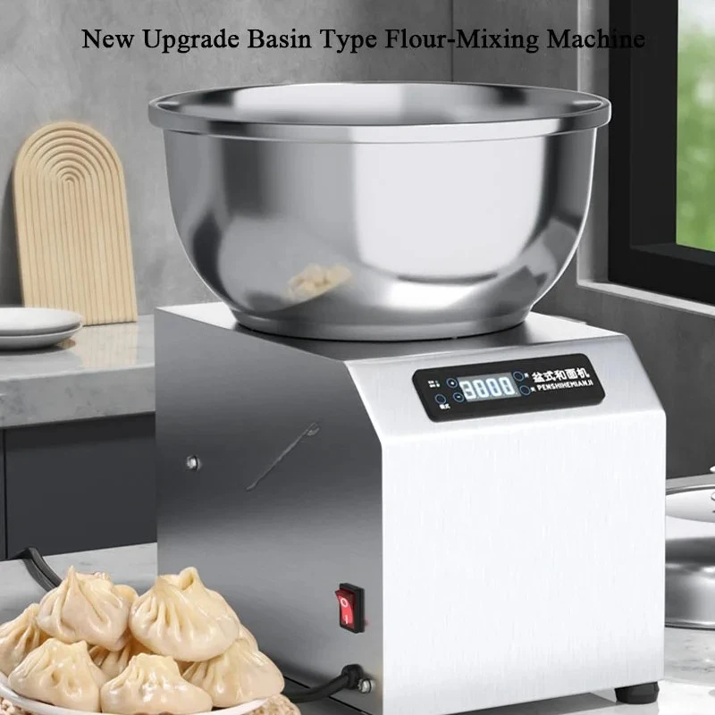 

Basin Type Dough Mixer Merchant Household Automatic Filling Stainless Steel Vegetable Filling Mixer Capacity 5KG/10KG