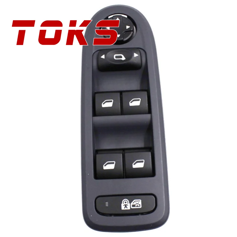 

TOKS 96644915 Electric Master Window Switch Control Lift Button For Peugeot 308 508 C5 5 Door Hatchback Wagon 1.6 08-13