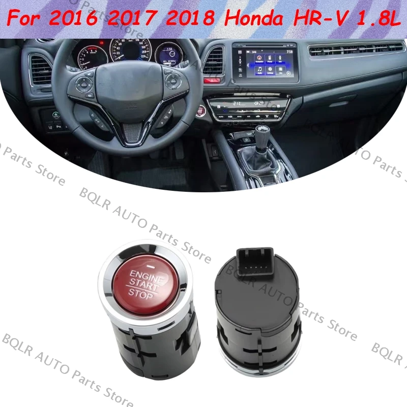 

Для Honda HR-V 1,8 л 2016, 2017, ключ двигателя, кнопка запуска и остановки, однокнопочный переключатель 35881-T4N-H02 35881-T4N-702