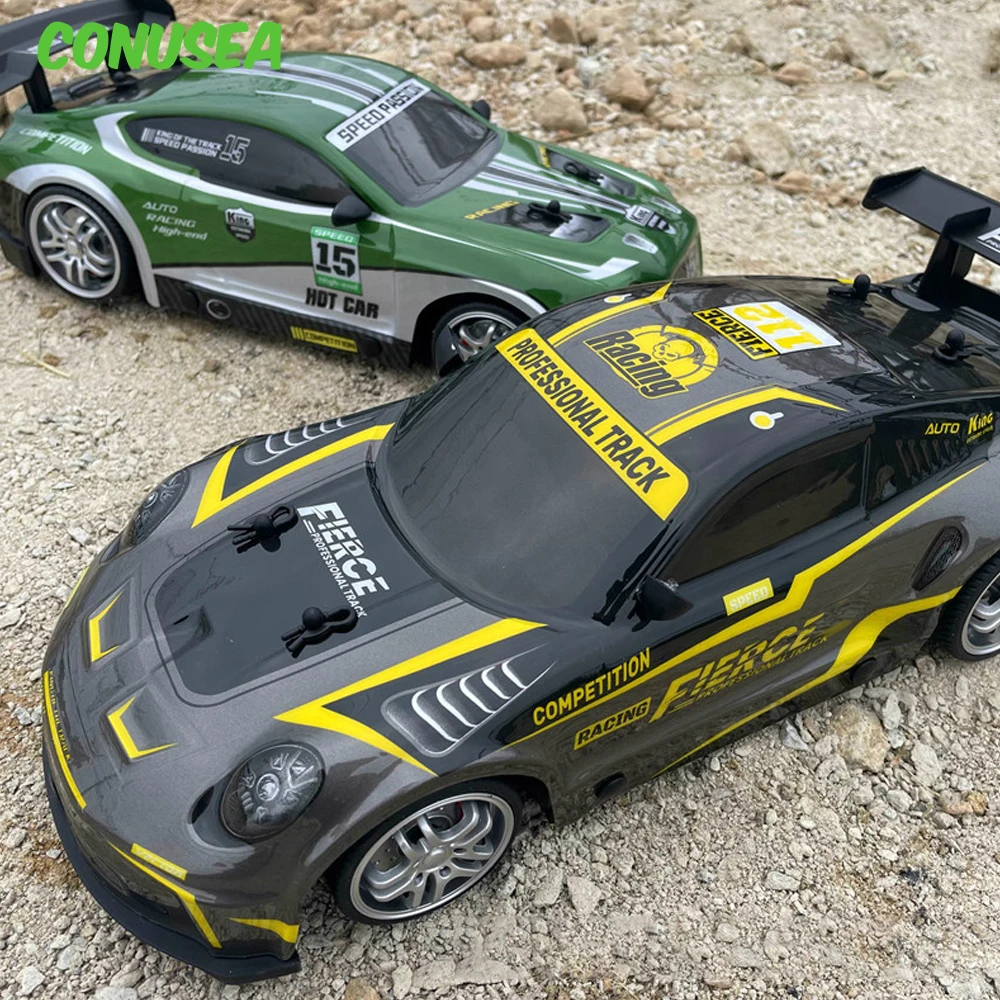 Rc 자동차 1/14 드라이브 고속 2.4G 원격 제어 레이싱 카, PVC 무선 라디오 제어 스턴트 드리프트 자동차 라이트 장난감 자동차