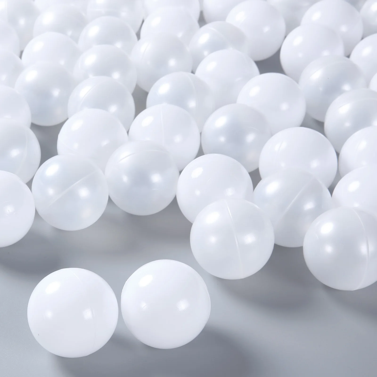 Ball Pit Ball 5.5CM 100Pcs White Pearl White Baby Ocean Plastic Balls For Play House Tents Kids Outdoors Toys