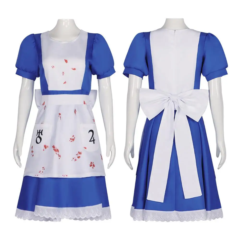 

Alice in Wonderland Cosplay Costume Maid Outfit Stage Performance Halloween Women's Traditional Chinese Clothing Festival Event