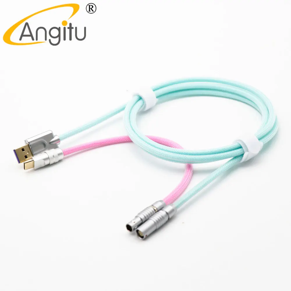 angitu personalizou o tipo mecanico do teclado aviador do cabo de c usb para datilografar c mini 5pin micro cabo com aviador 0b phg fgg 01